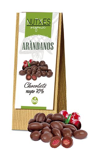 Arándanos chocolate negro eco 200g