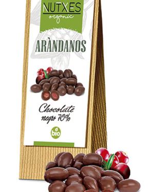 ARANDANOS CHOCOLATE NEGRO 70% ECOLÓGICO «NUTXES» 2